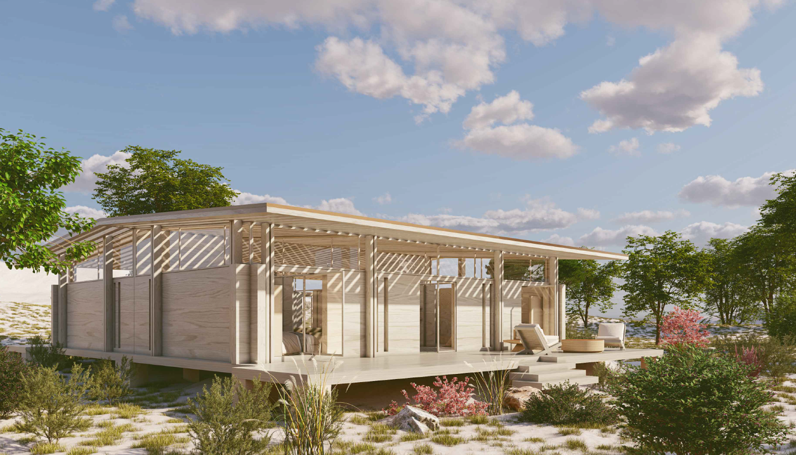 Projet UMALF de Isabelle Stanislas maison modulaire et évolutive de luxe - Studio LUBY