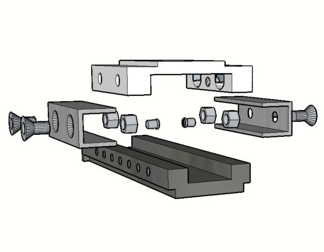 Projet ALERIA système de glissière mécanique - Studio LUBY