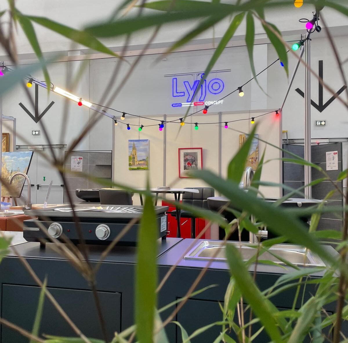 Projet LYJO cuisine extérieur stand foire de Caen - Studio LUBY