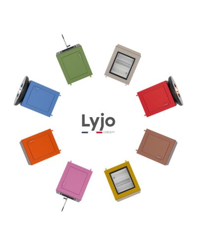 Projet LYJO variantes de couleur cuisine extérieure brasero - Studio LUBY